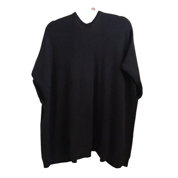 Aritzia Community Gray Short Sleeve Oversized Open Front Cardigan Sweater - Picture 3 of 6